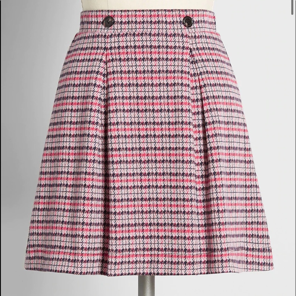 Mod Cloth Pleated Mini Skirt Size Large